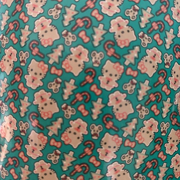 Hello Kitty Green Gingerbread Christmas Silk Touch Plush Throw Blanket ππ - Picture 4 of 6